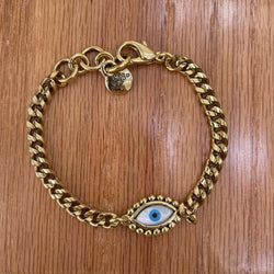 PULSERA OJITO MADRE PERLA