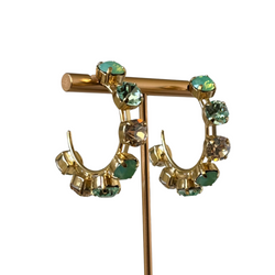 CRYSTAL HOOPS MENTA