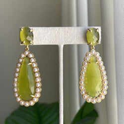 ARETES DION DROP VERDE