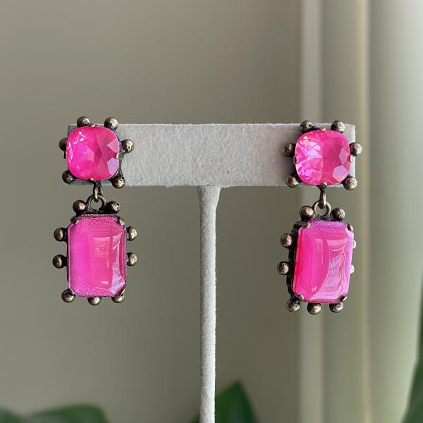 ARETES ROMAN ROSA NEON