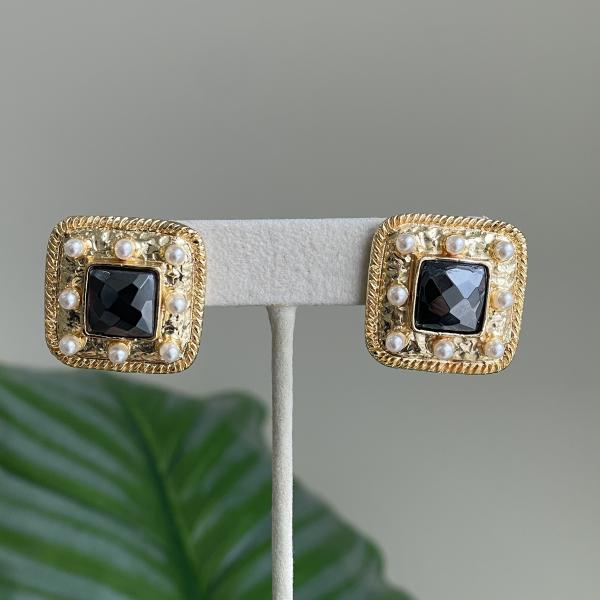 ARETES LEONOR NEGRO