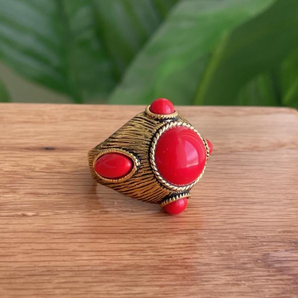 ANILLO ROJO GOLD