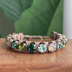 PULSERA FAVORITA AJUSTABLE MIX VERDE -HB