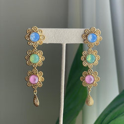 DULCINEA FLOWER MIX EARRINGS