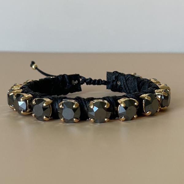 PULSERA FAVORITA NEGRO METALICO - HN